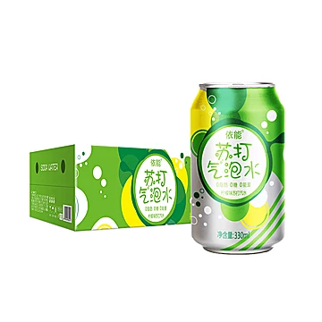 依能含汽柠檬味苏打汽水饮料330ml*24罐[5元优惠券]-寻折猪