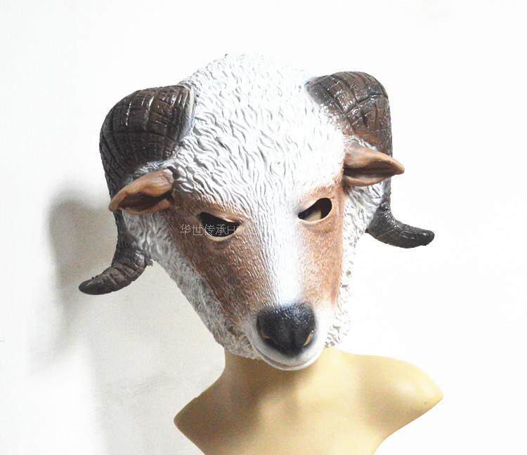 羊头面具 山羊头套 喜洋洋面具头套 动物