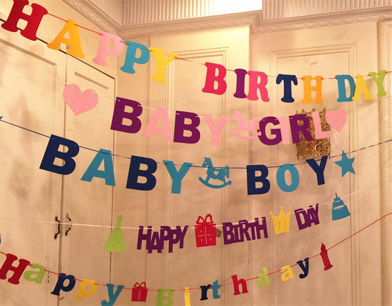 尺寸:生日快乐字母条幅,100天,baby girl,baby boy单个字母