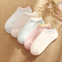 Socks lady socks spring and summer Korean version of college wind low-help shallow mouth Japanese cute short tube breathable sports cotton socks