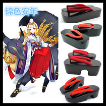 COSPLAY Onmyoji SSR-style god Royal Zhijin cos shoes Royal Zhijin rice god witch clothing cos geta shoes