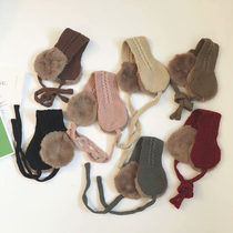 Korea plus velvet twist strap earmuffs earmuffs earmuffs