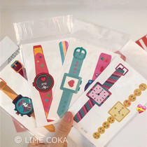 Childrens watch tattoo stickers four