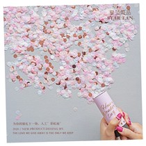 Wedding spray flower tube petals handheld hand twist birthday gift flower ribbon play wedding salute cannon wedding supplies grand celebration