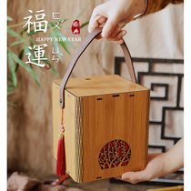 Guofeng gift box empty box high-end Chinese wedding vintage gift wrapping box large wedding custom souvenir box