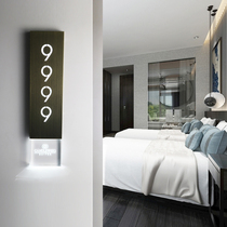 Hotel KTV Club SWARE LED LED luminant door box beauty salon electronic room number plate