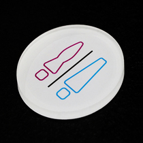 Acrylic men and women toilet sign sign WC toilet no smoking sign personalized house number customization