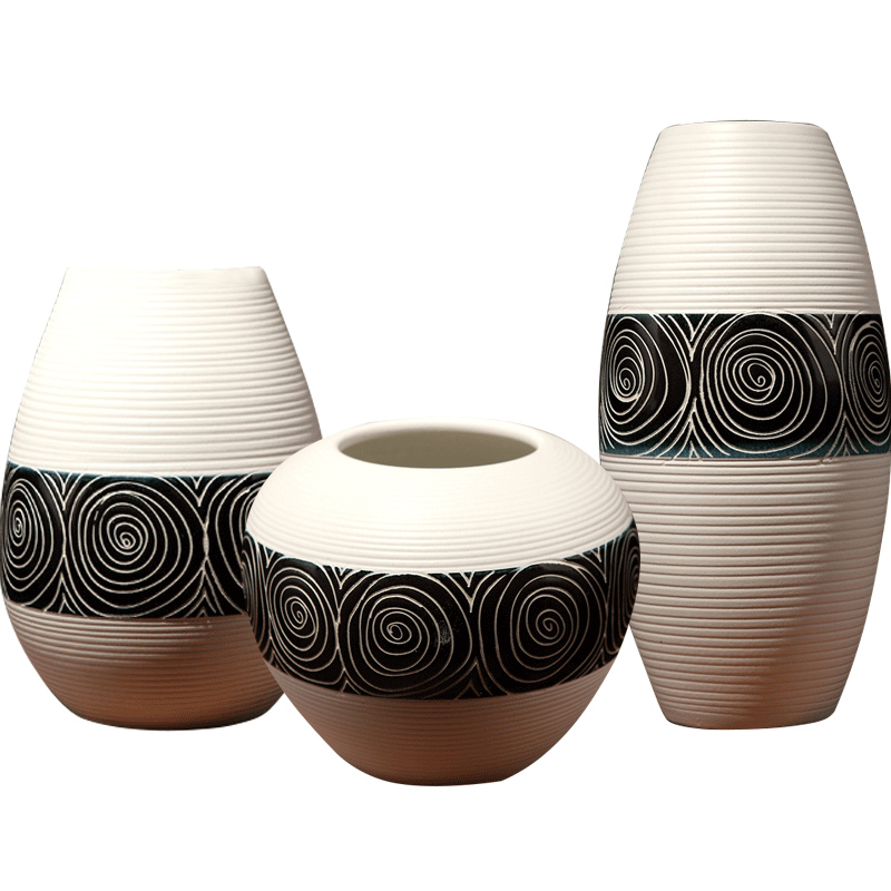 I and contracted three - piece ceramic vase in the living room TV ark, wine home decoration handicraft furnishing articles