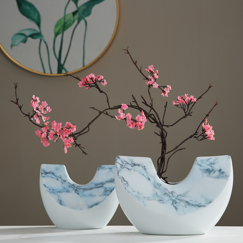 Modern ceramic vase dried flower arranging flowers is placed the new Chinese style of the sitting room porch ark, TV ark, household soft adornment