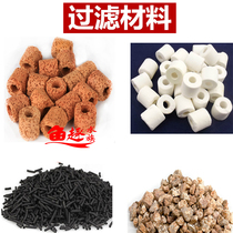 Fish tank Fish pond Freshwater Seawater filter material Technology Glass ring Ceramic ring Activated carbon filter material Biological ball