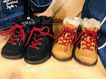 Japanese mikihouse children plus velvet warm snow boots cotton boots DB63-9404-260