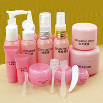 Travel cosmetics bottle pink spray bottle press-bout bottle cream lotion mask box skin care empty bottle