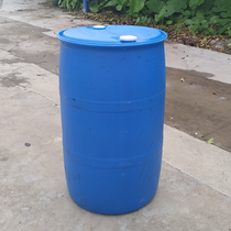 Thickened 200L maltose plastic closed barrel food grade can hold food big rubber bucket liquid dark small mouth bucket