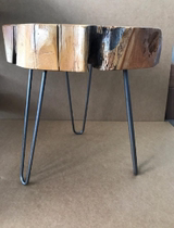 Nordic original wood solid wood Pier Hotel ornaments coffee table fashion creative solid wood stump wooden bench