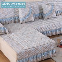 Sofa cover fabric European style Four Seasons universal sofa cushion cushion simple modern non-slip universal cover with back towel