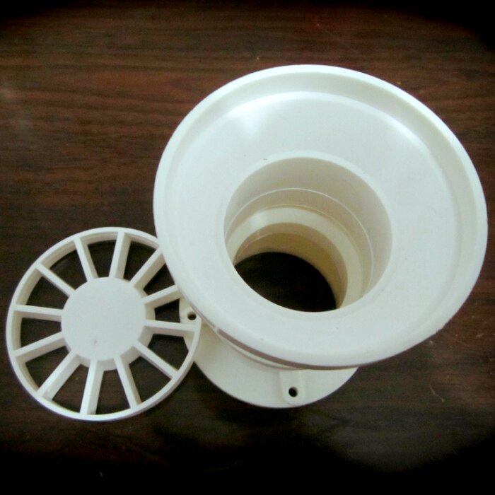 厂家直销 环保排水管 pvc防臭预埋地漏 阳台地漏卫生间国标 50mm