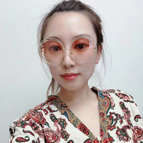 American CHLOE CHLOE sunglasses Lady kouyi big round frame sunglasses