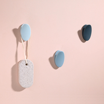 Simple fashion leaf adhesive hook kitchen bedroom entrance wall Wall no trace adhesive hook hook hook magic stick 3 Pack