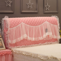 Good dream again and again Korean version thickened bedside cover lace princess bedside cover Fabric leather bed disassembly and washing 1 8 1 5