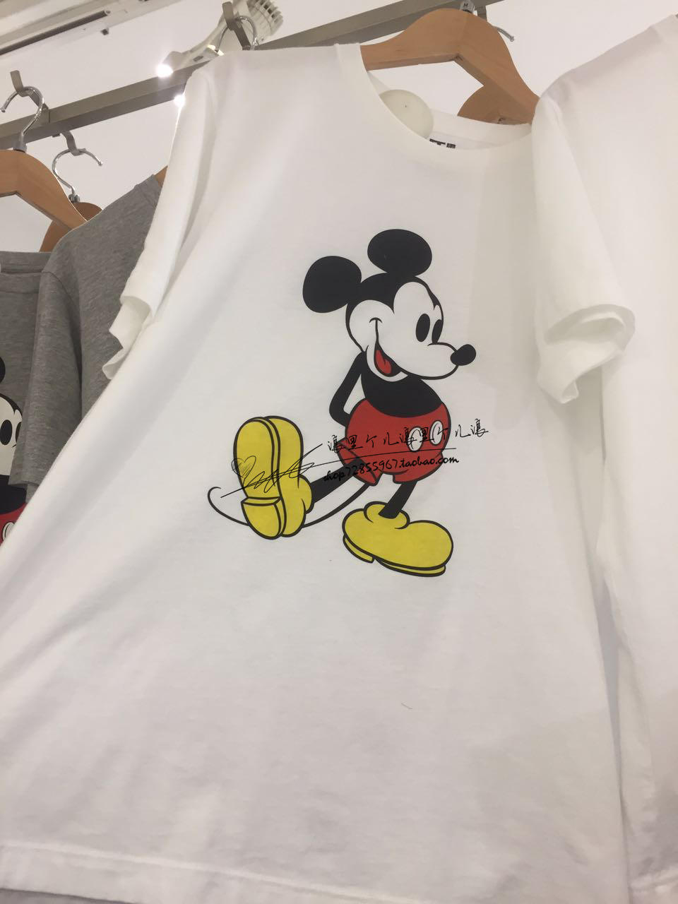ut优衣库disney迪士尼合作款米奇米妮大眼仔t恤情侣装