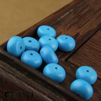 Special price (G accessories) optimized turquoise sleeping beauty blue pine wheel beads DIY bracelet necklace Bodhi spacer