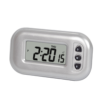 Portable with electronic clock mini clock can be attached wall clock with second electronic clock small mute clock