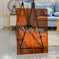 Acrylic billboard company store facade signboard outdoor plexiglass water plaque custom design and production