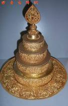 Large full gilded man zha pan