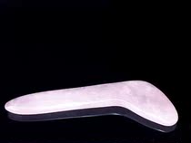 Natural pink jade scraping Board full set of scraping version beauty facial face