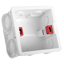 Type 86 universal switch plug-in box wiring cassette white bottom box concealed off-line box Anti-pressure can be connected to the box