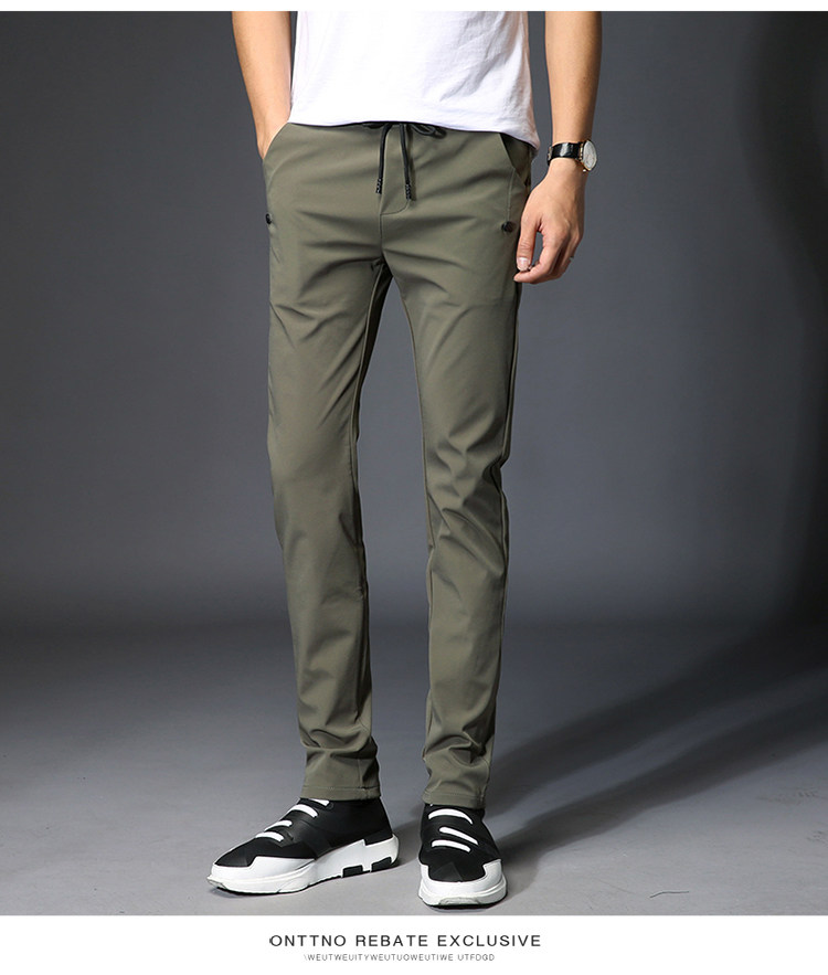 男士裤子秋季新款2017韩版潮流天薄款弹性男