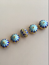 Manufacturer direct sale S925 silver enamel color amber gold DlY matching pearl