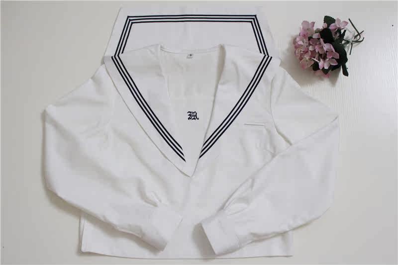 (现货)swallow家名古屋襟浓绀三本中间服 春秋季jk制服 清新款