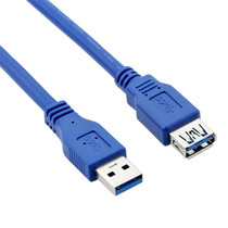 USB3 0 extension cord extension cord pure copper core wire bold anti-attenuation 1 0 m blue speed 5GB