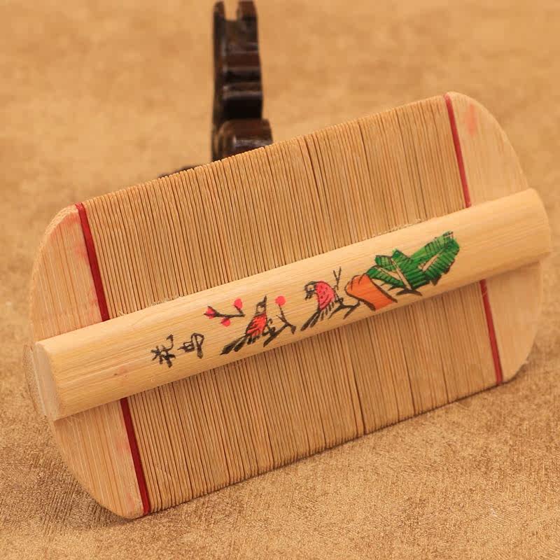 篦子篦梳篦箕常州梳篦全竹去头皮屑刮虱子超密齿工艺品礼物礼品