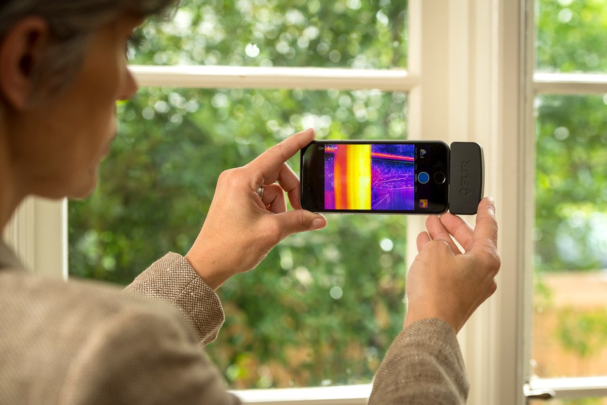 现货flir one2代苹果安卓手机flir红外热成像仪 夜视仪手机镜头