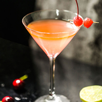 MOSUA unleaded crystal glass cocktail glass tall Martini triangle champagne glass bar