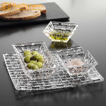 nachtmann Crystal Fruit Disk imported glass dry fruit dish dessert bowl 5 piece set for afternoon tea