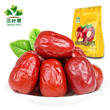 三叶果红枣整箱5斤装新疆特产和田大枣2500g/1500g骏枣干果包邮 三叶果红枣整箱5斤装新疆特产和田大枣2500g/1500g骏枣干果包邮