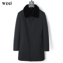 Parker suit mens medium and long mink liner fur one-piece Nick suit Dads mink coat Fur coat winter