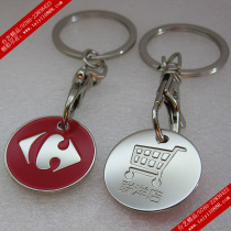 Tokens Key Button to do stamped baking varnish with coin key buckle Custom logo Home Lefortokens Advertising Gift