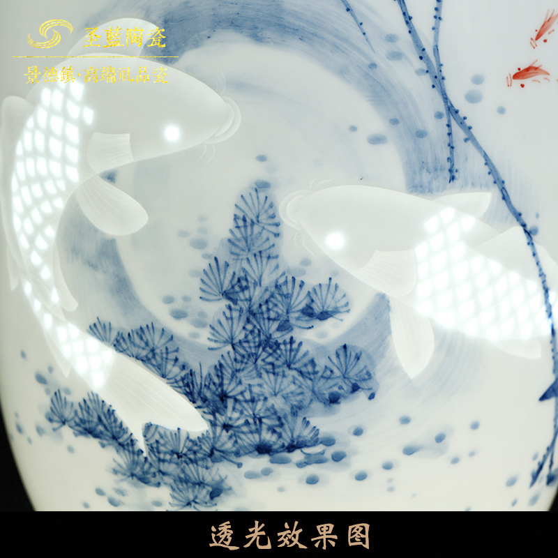 Jingdezhen ceramic checking out creative its all hand - made vases, sitting room adornment furnishing articles leading business gift