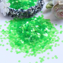 4mm semi-transparent sheet beads French embroidery artificial diy beaded accessories