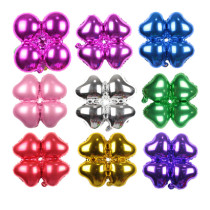 Four-leaf clover aluminum film balloon arch shaped balloon