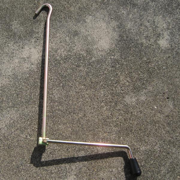 手摇千斤顶摇杆 单摇杆 剪式千斤顶手摇杆 2t1吨等通用千斤顶摇手