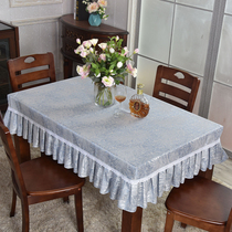 Small square table tablectable cloth Nordic pins Home Squares Eight Fairy Table Rice Table Cloth mahjong Block Bcloth Art