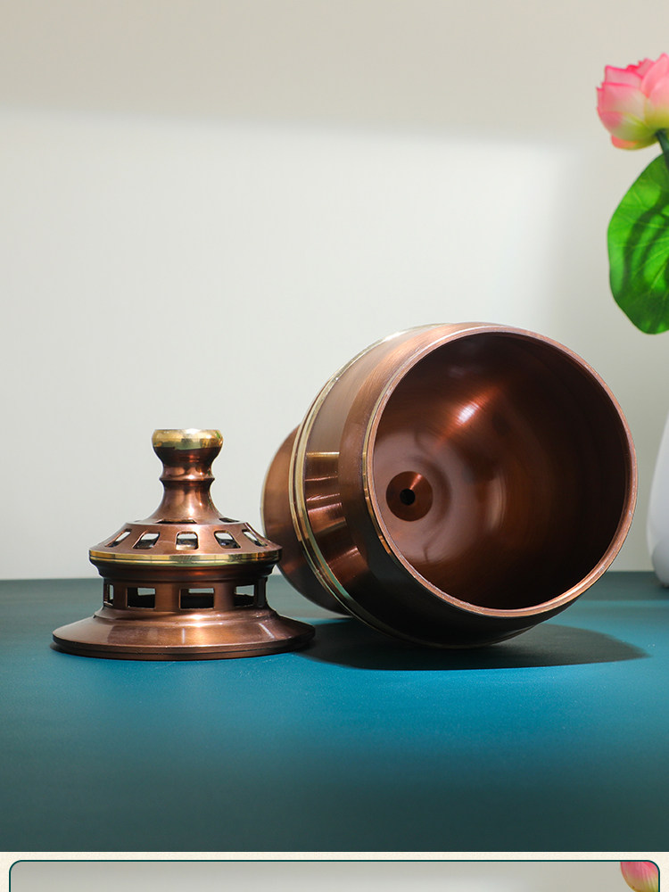 寺庙祠堂铜罩液体油灯酥油灯灯座供佛灯蜡烛台大号酥油灯底座