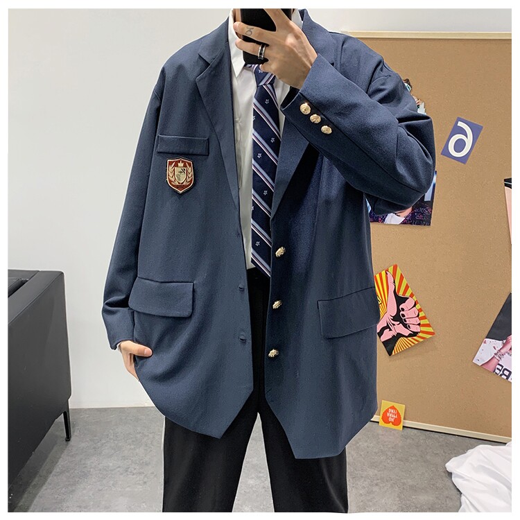 送别针徽章 主推 秋新款学院风dk西装外套xz518-2-w17-p90控价108