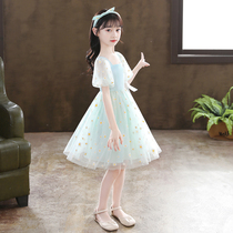Girl dress autumn 2021 New Net Red foreign gas children autumn skirt summer baby princess dress