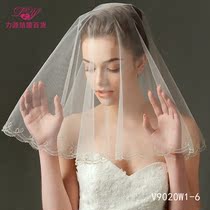 New Korean-style single-layer short playful street shooting bridal veil bridal veil